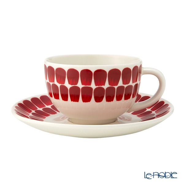 アラビア（ARABIA） 24h トゥオキオ TUOKIO レッド カップ＆ソーサー 260ml 1075823