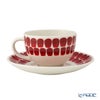 アラビア（ARABIA） 24h トゥオキオ TUOKIO レッド カップ＆ソーサー 260ml 1075823