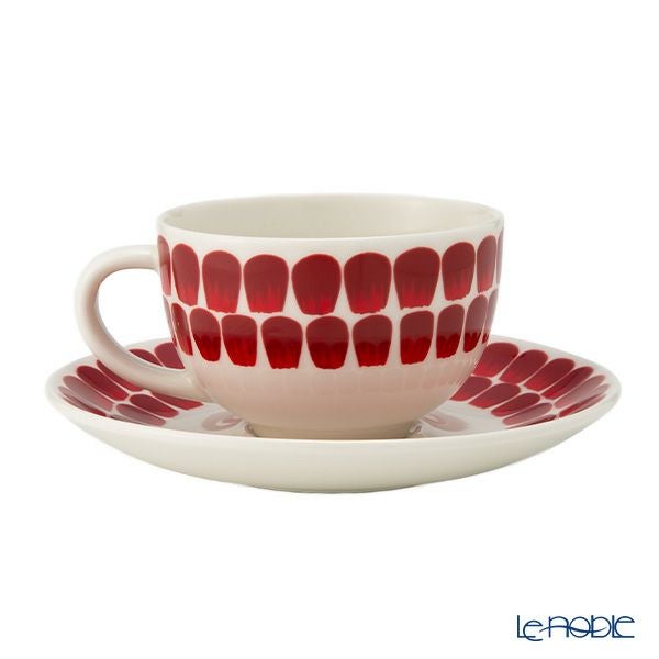 アラビア（ARABIA） 24h トゥオキオ TUOKIO レッド カップ＆ソーサー 260ml 1075823