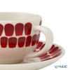 アラビア（ARABIA） 24h トゥオキオ TUOKIO レッド カップ＆ソーサー 260ml 1075823