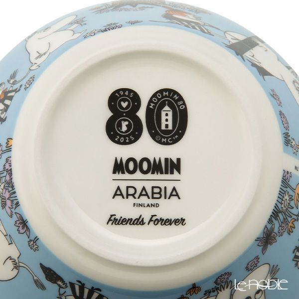 アラビア（ARABIA） ムーミン クラシック ボウル 15cm フレンズ フォーエバー 80周年 1076280
