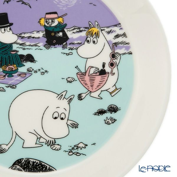 アラビア（ARABIA） ムーミン 2025S サマー プレート 19cm ビーチデイ 1076299