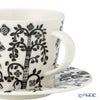 イッタラ（iittala） タイカ ブラック ティーカップ＆ソーサー 300ml 1075822