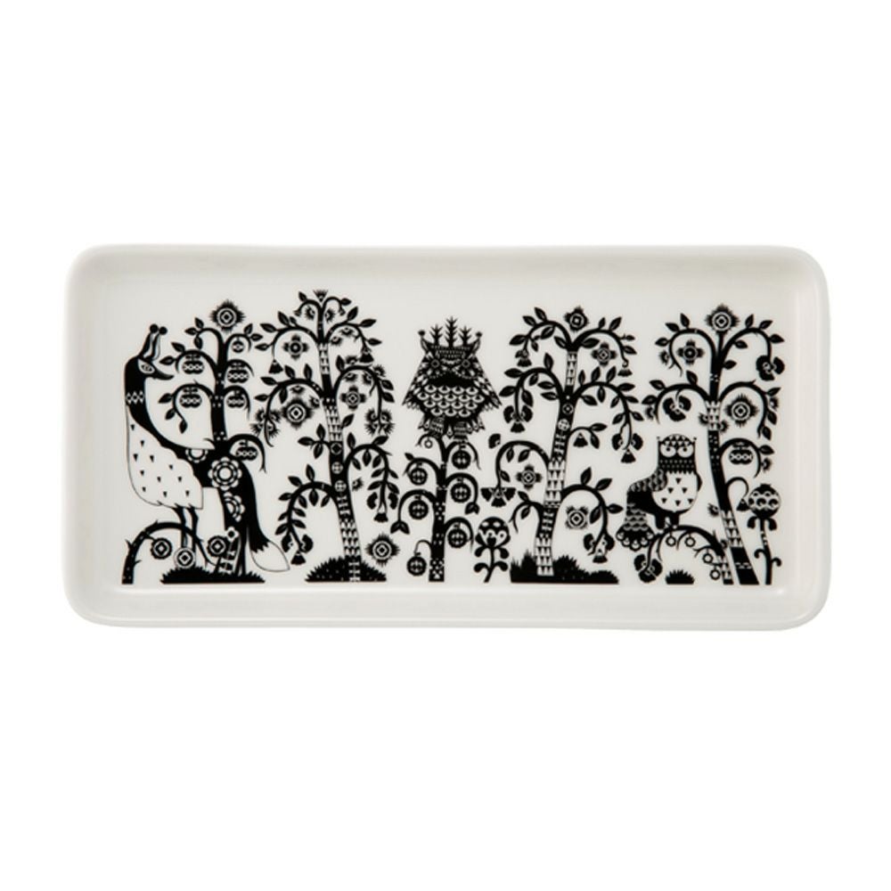 イッタラ（iittala） タイカ ブラック レクタングラープレート 12×24cm 1070932