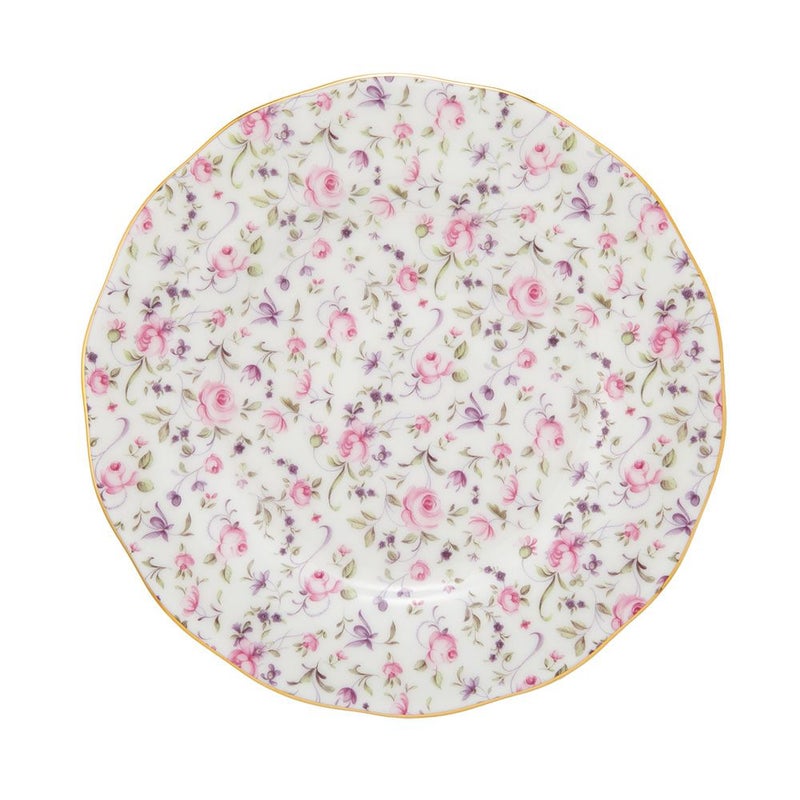 ロイヤル・アルバート ローズコンフェッティ ヴィンテージ プレート 20cm