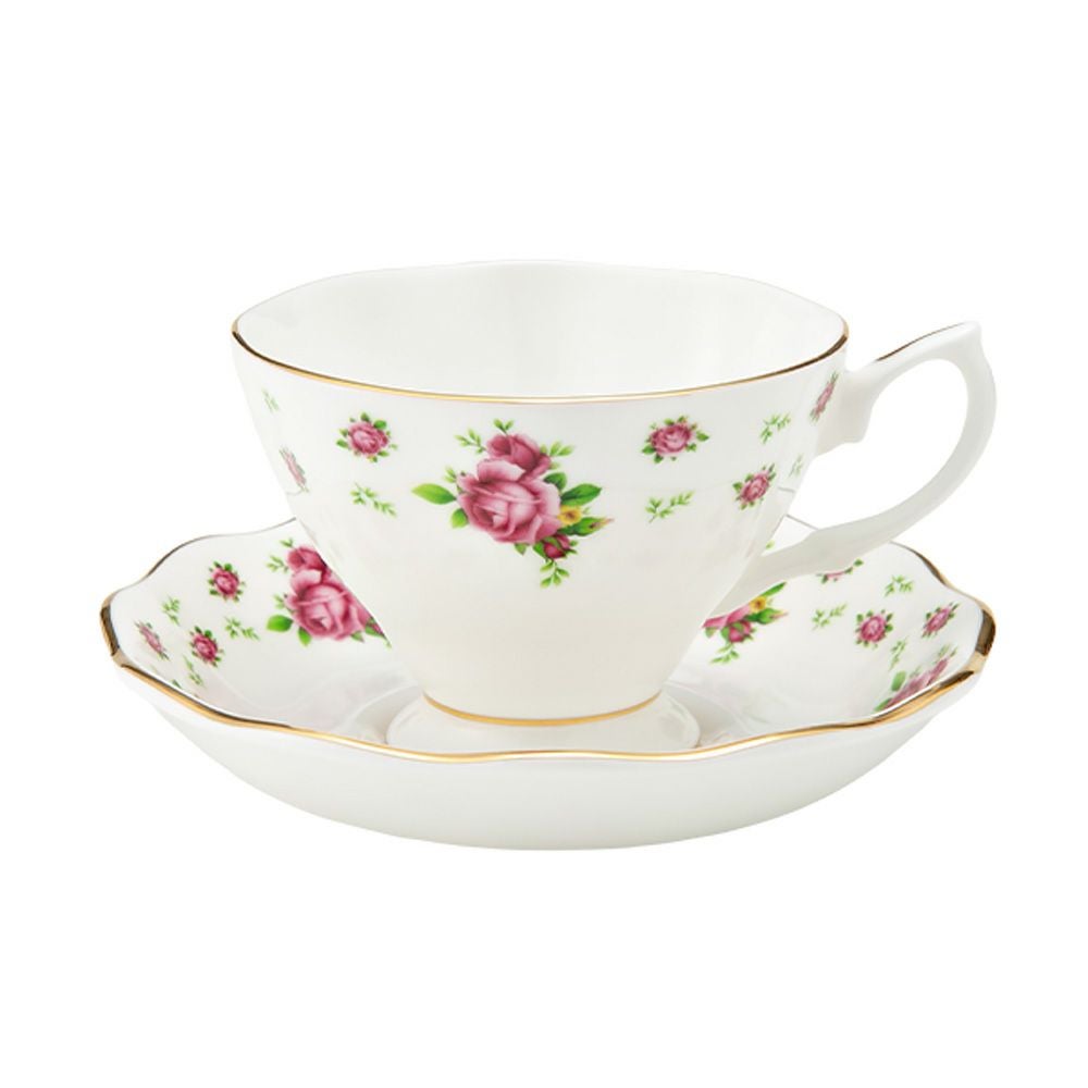 ロイヤル・アルバート ニューカントリーローズ（ホワイト） ヴィンテージ ティーカップ＆ソーサー