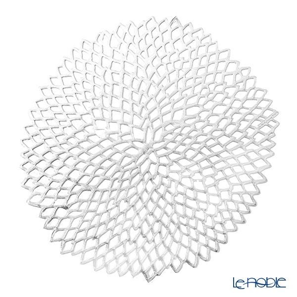 チルウィッチ Chilewich Dahlia ランチョンマット Silver 36×39cm ラウンド 100142-001