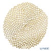 チルウィッチ Chilewich Dahlia ランチョンマット Brass 36×39cm ラウンド 100142-006