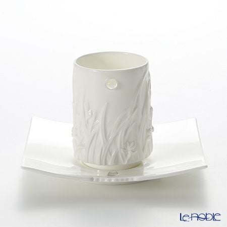 琉璃工房 LIULI LIVING カップ＆ソーサー 蘭 清閑-蘭韵 VTC003.BDXAZ