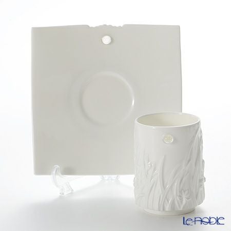 琉璃工房 LIULI LIVING カップ＆ソーサー 蘭 清閑-蘭韵 VTC003.BDXAZ