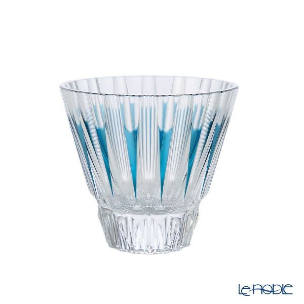 切子工房 昌榮 天満切子 環 半合ぐい呑み 正倉院ブルー