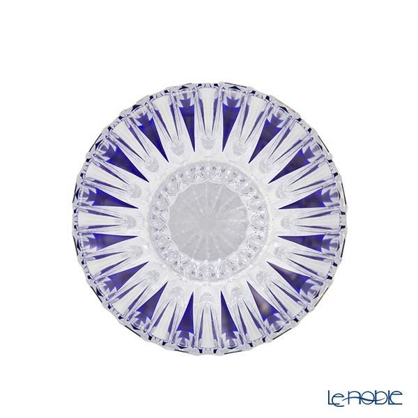 切子工房 昌榮 天満切子 環 半合ぐい呑み 青