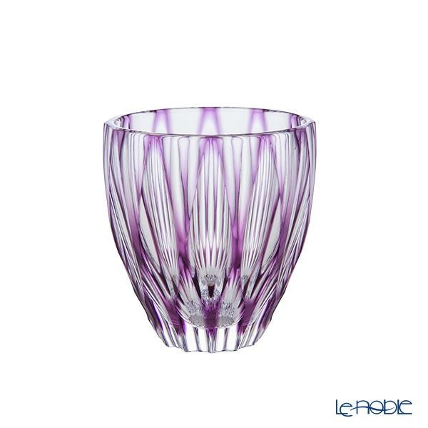 切子工房 昌榮 天満切子 菊花 ぐい呑み 樽 金紫