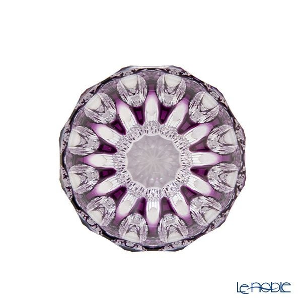 切子工房 昌榮 天満切子 菊花 ぐい呑み 樽 金紫