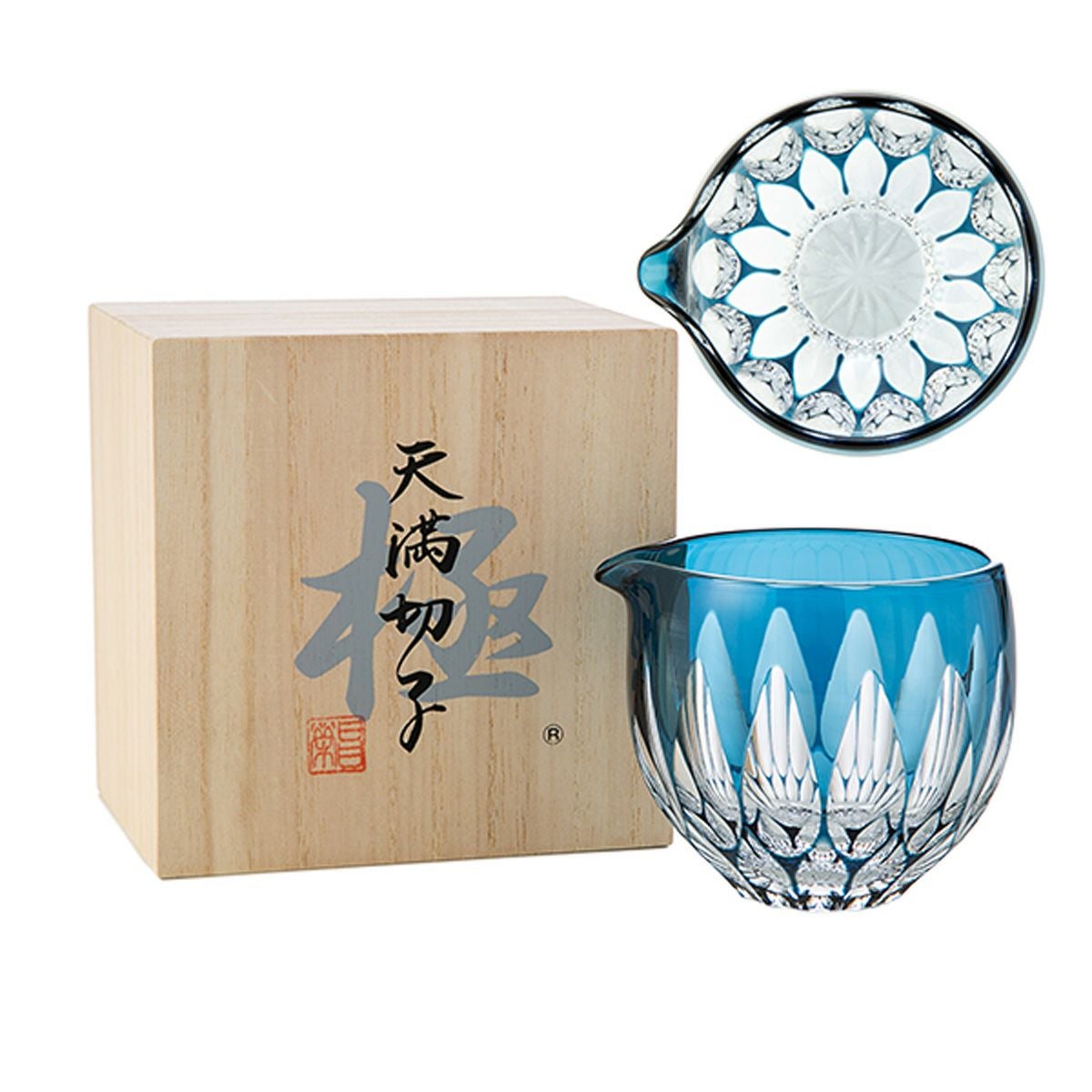 復元薩摩切子 小付鉢A 銅赤 輪結び紋 2103 | ブランド洋食器専門店ル