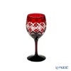太武朗工房／タブロー 矢来魚子紋 ワイングラス 赤 160ml 90408R