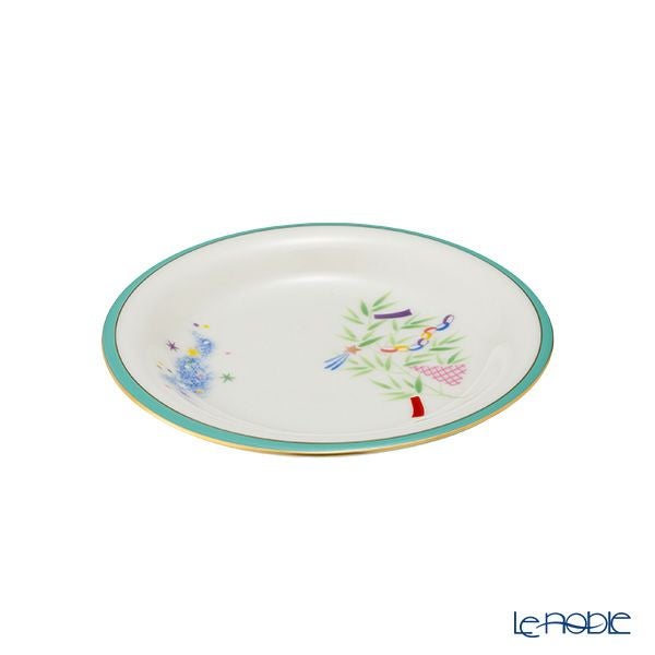 香蘭社 月ごよみ 銘々皿 5枚揃 14cm IB576-FXR