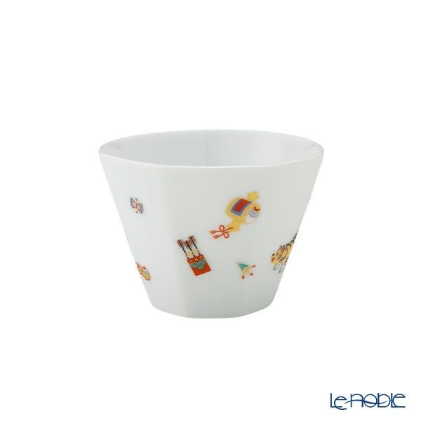 香蘭社 節句文 春駒 カップ130ml ＆ ソーサー13cm ピンク P1047-1CZFA