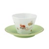 香蘭社 節句文 鯛車 カップ130ml ＆ ソーサー13cm グリーン F1048-1CZFA