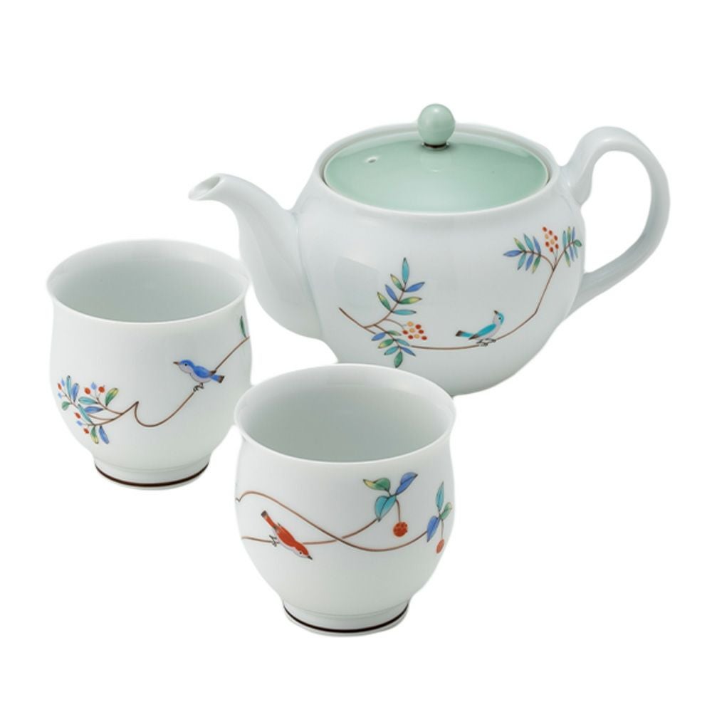 香蘭社 山吹 茶器揃 蘭）有田焼 茶器揃,セット（急須・湯のみセット）|有田焼の老舗-香蘭社