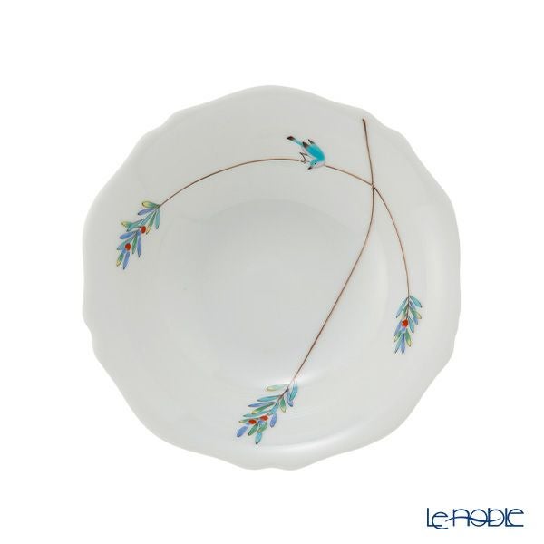 香蘭社 小鳥の詩 中鉢 14.5cm ペア 1016-2GRKK5