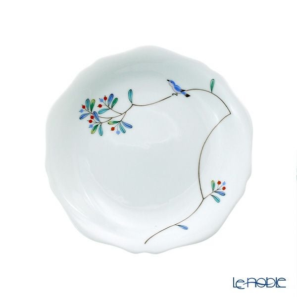 香蘭社 小鳥の詩 中皿 16cm ペア 1016-2FRKK5