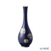 香蘭社 ルリ花丸紋 花瓶 22.5cm R3003-NE7