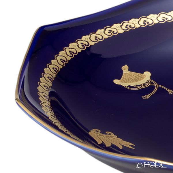 香蘭社 ルリ宝づくし 八角皿 24cm R724-EV8 | ブランド洋食器専門店ル