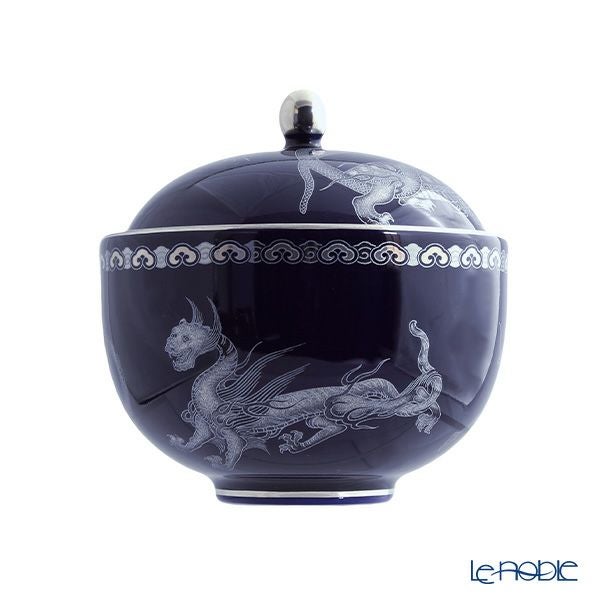 香蘭社 五神 蓋物（小物入れ） H10.5cm R1295-GPL