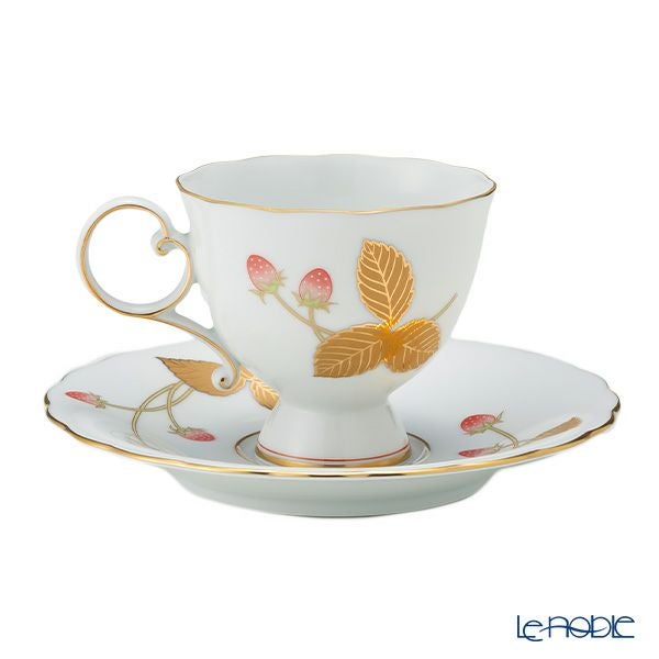 香蘭社 金彩苺 コーヒーカップ＆ソーサー 190ml 1537-1HQR