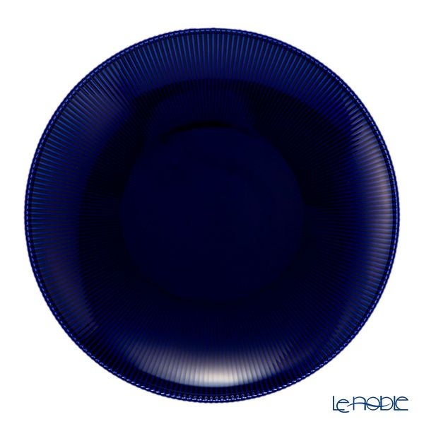 香蘭社 ピンストライプ 瑠璃 ルリ 大皿 26.5cm