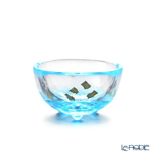 津軽びいどろ 五様ミニグラスセット ル・ノーブルオリジナル 5客 - 桜吹雪／山若葉／夜霧／朝の露／黄金空 -