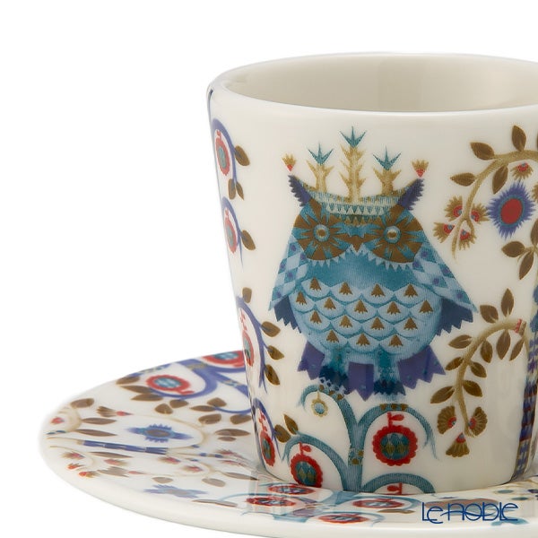 イッタラ（iittala） タイカ ホワイト エスプレッソカップ＆ソーサー 100ml