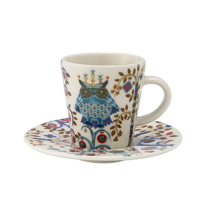 イッタラ（iittala） タイカ ホワイト エスプレッソカップ＆ソーサー 100ml