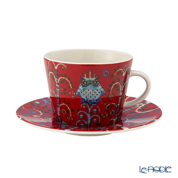 イッタラ（iittala） タイカ レッド コーヒーカップ＆ソーサー 200ml