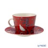 イッタラ（iittala） タイカ レッド コーヒーカップ＆ソーサー 200ml