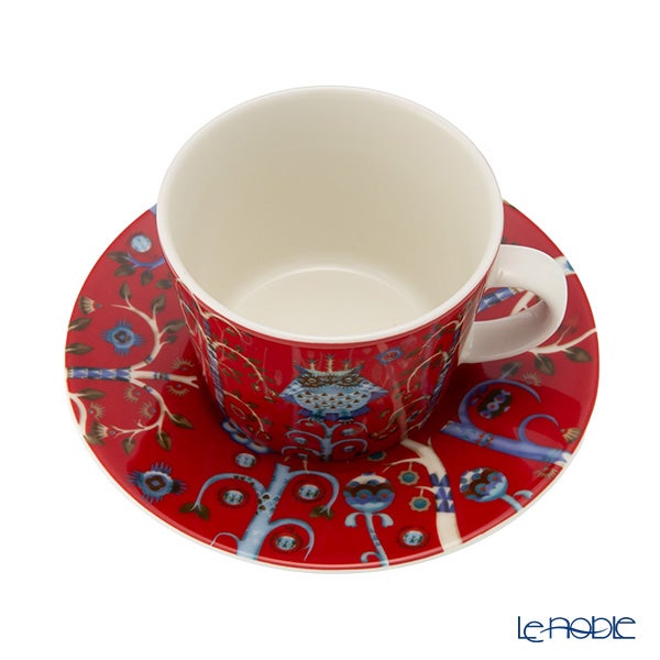 イッタラ（iittala） タイカ レッド コーヒーカップ＆ソーサー 200ml