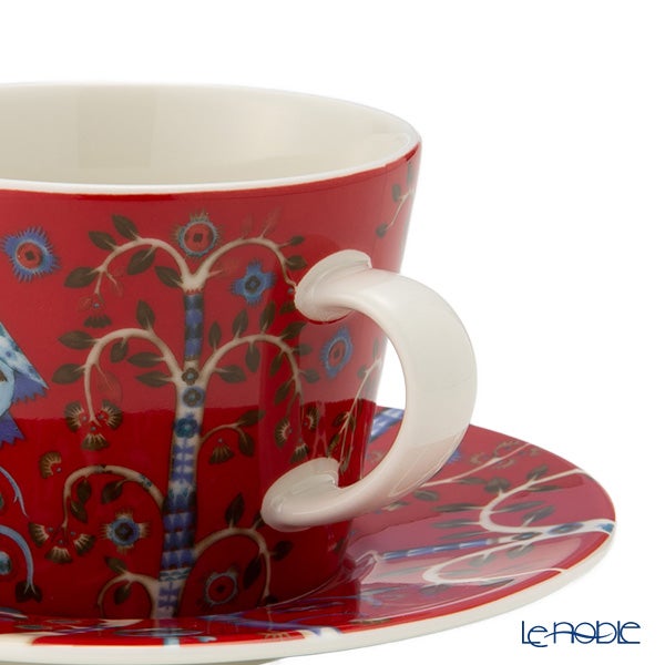 イッタラ（iittala） タイカ レッド コーヒーカップ＆ソーサー 200ml