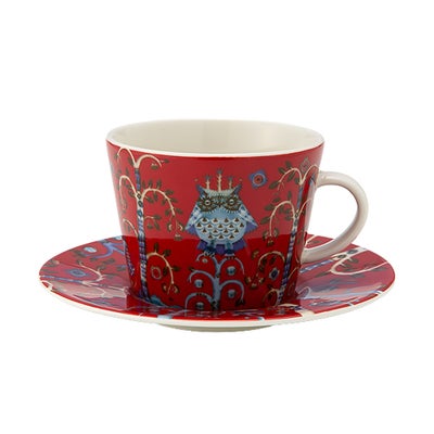 イッタラ（iittala） タイカ レッド コーヒーカップ＆ソーサー 200ml 