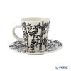 イッタラ（iittala） タイカ ブラック エスプレッソカップ＆ソーサー 100ml