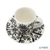イッタラ（iittala） タイカ ブラック エスプレッソカップ＆ソーサー 100ml