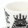 イッタラ（iittala） タイカ ブラック エスプレッソカップ＆ソーサー 100ml