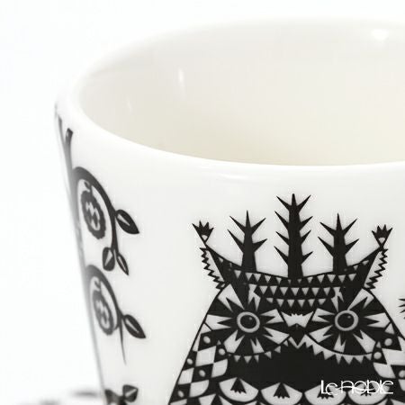 イッタラ（iittala） タイカ ブラック エスプレッソカップ＆ソーサー 100ml