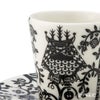 イッタラ（iittala） タイカ ブラック エスプレッソカップ＆ソーサー 100ml
