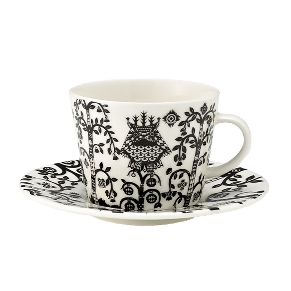 イッタラ（iittala） タイカ ブラック コーヒーカップ＆ソーサー 200ml