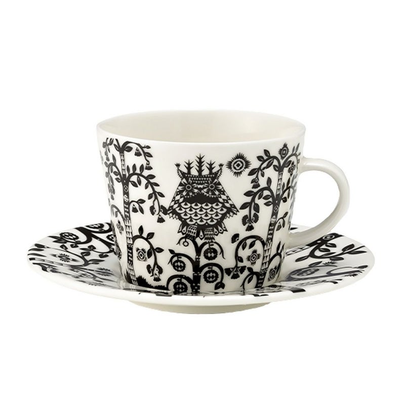 イッタラ（iittala） タイカ ブラック コーヒーカップ＆ソーサー 200ml