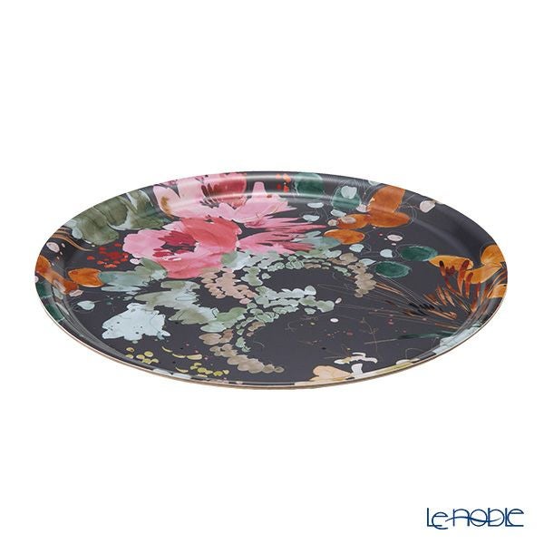 ary オーリー KELLY VENTURA／ガーデンブーケ トレイ 丸 31cm