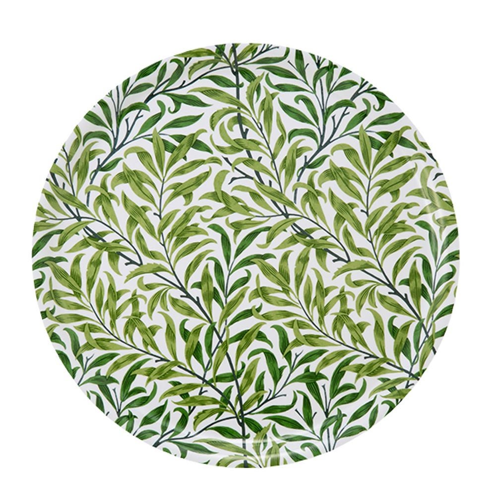 ary オーリー ウィリアムモリス／ウィローボウ トレイ 丸 31cm