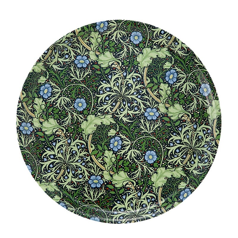 ary オーリー ウィリアムモリス／シーウィード トレイ 丸 31cm