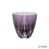 【伝統工芸】田島硝子 江戸切子 星華紋 ぐい呑み 紫 75ml TK21-301-1V